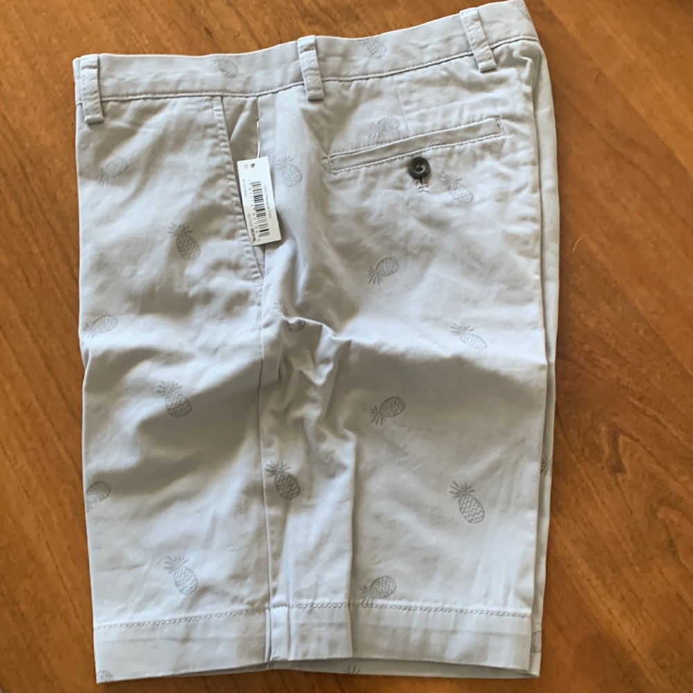 Grey Pineapple Chino Shorts Amazon Essentials size 30 NWT